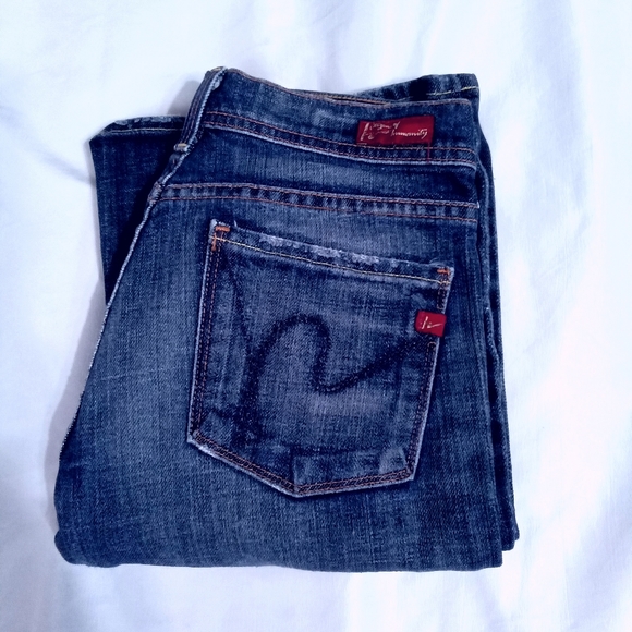 VINTAGE🌟 CITIZENS OF HUMANITY DESIGNER JEANS 002 INGRID STRETCH LOW WAIST FLAIR - Picture 2 of 5